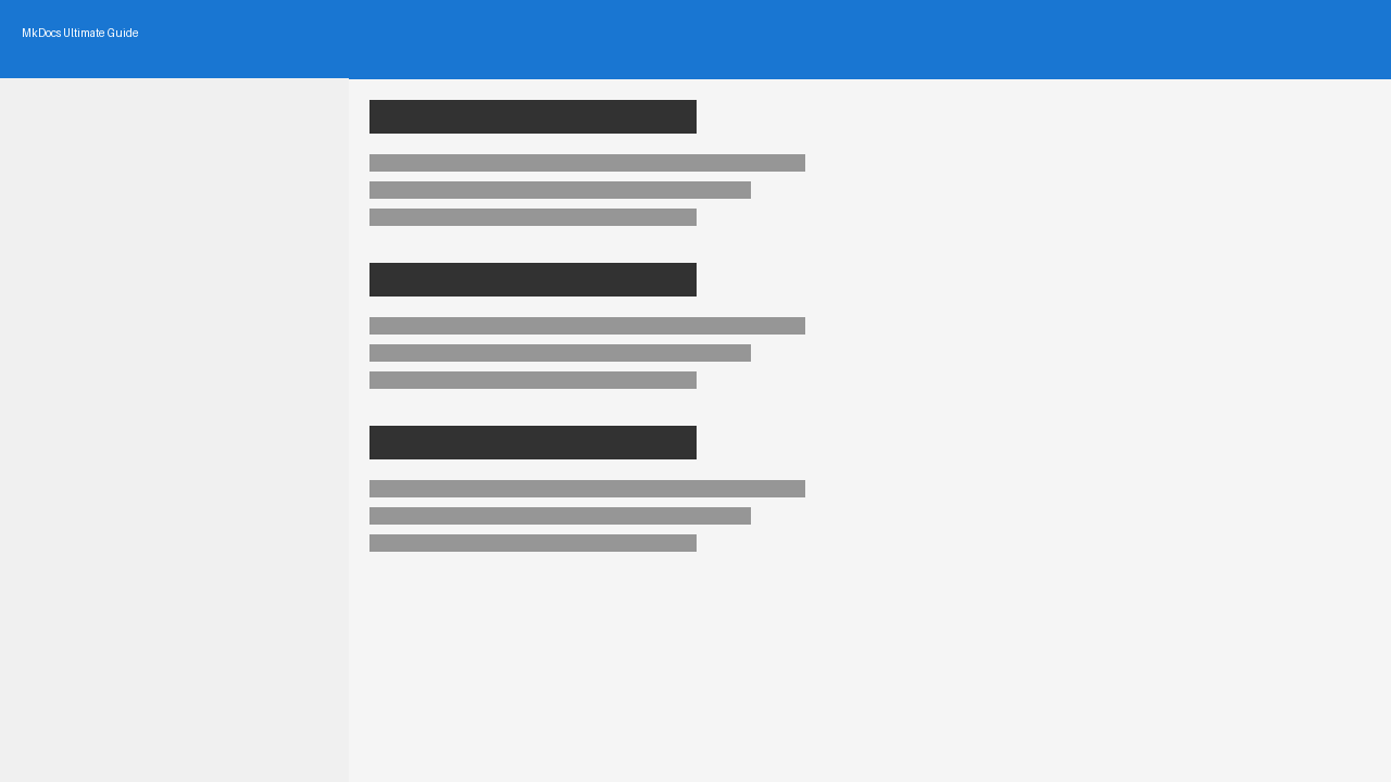Diagrams - Ultimate MkDocs Material Guide